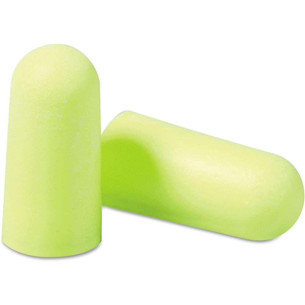 3M 3121250 Ear Soft Uncorded Earplugs, 10/BX, Neon/Yellow, 200